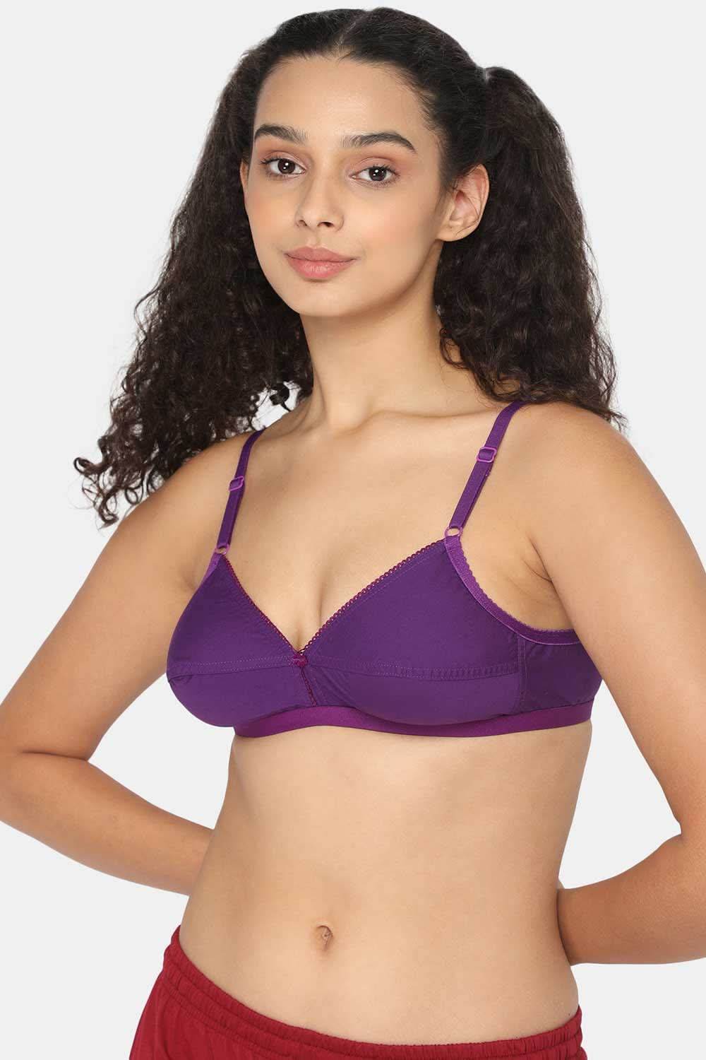 Naidu Hall Cotton Saree Bra with Decorative Neckline and Sweat-Absorbent Technology - Naidu Hall Family Store