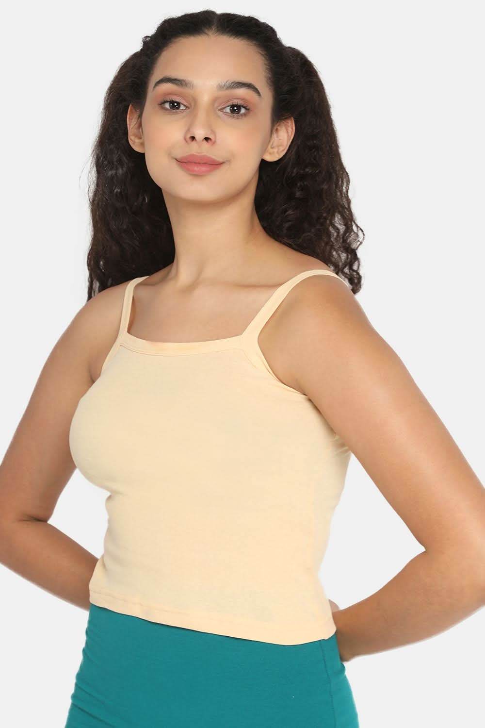 Intimacy Full Coverage 100% Cotton Slip Camisole – IN01 | Non-Padded & Seamless Comfort for Everyday Wear - Naidu Hall Family Store