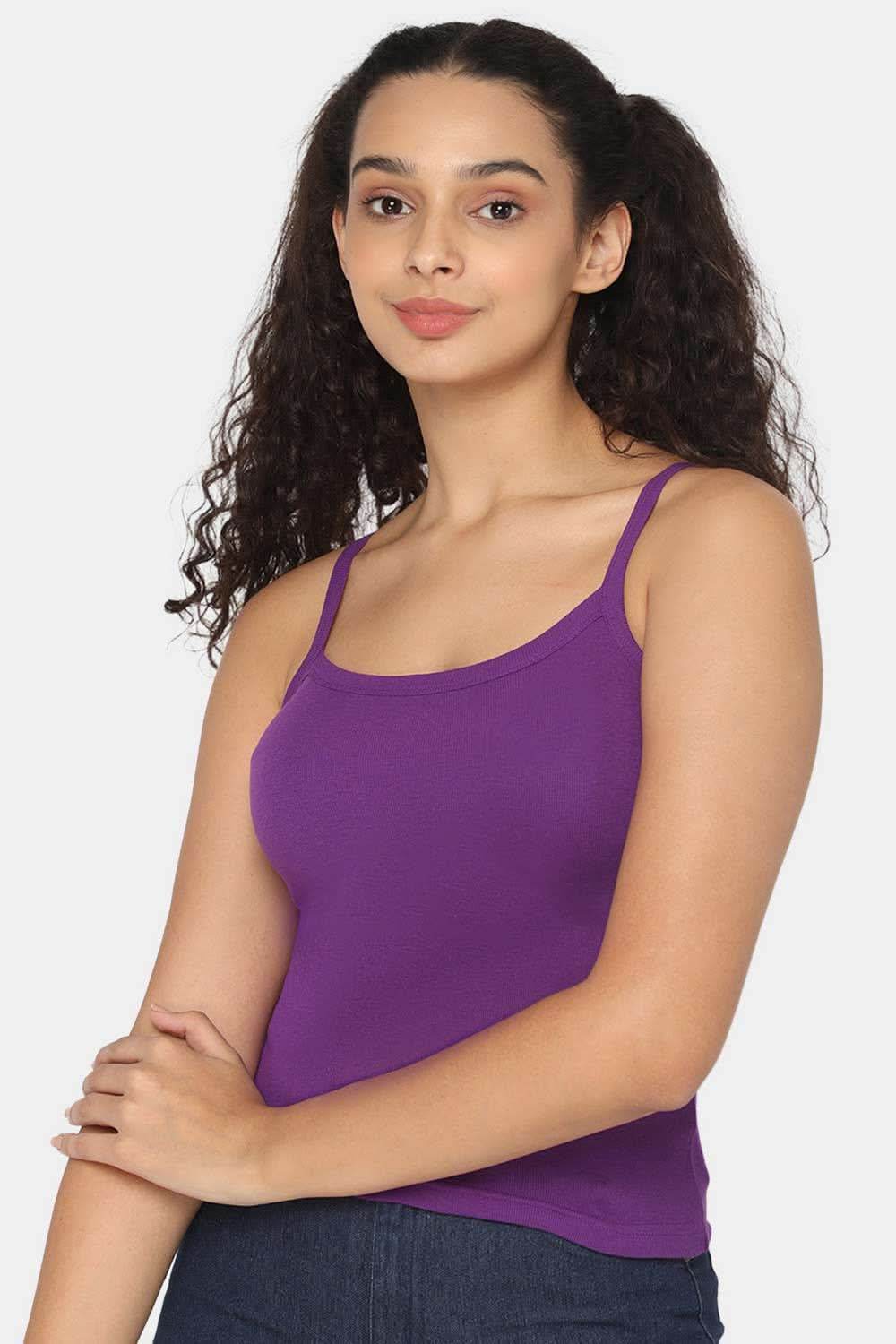 Intimacy Full Coverage 100% Cotton Slip Camisole – IN01 | Non-Padded & Seamless Comfort for Everyday Wear - Naidu Hall Family Store
