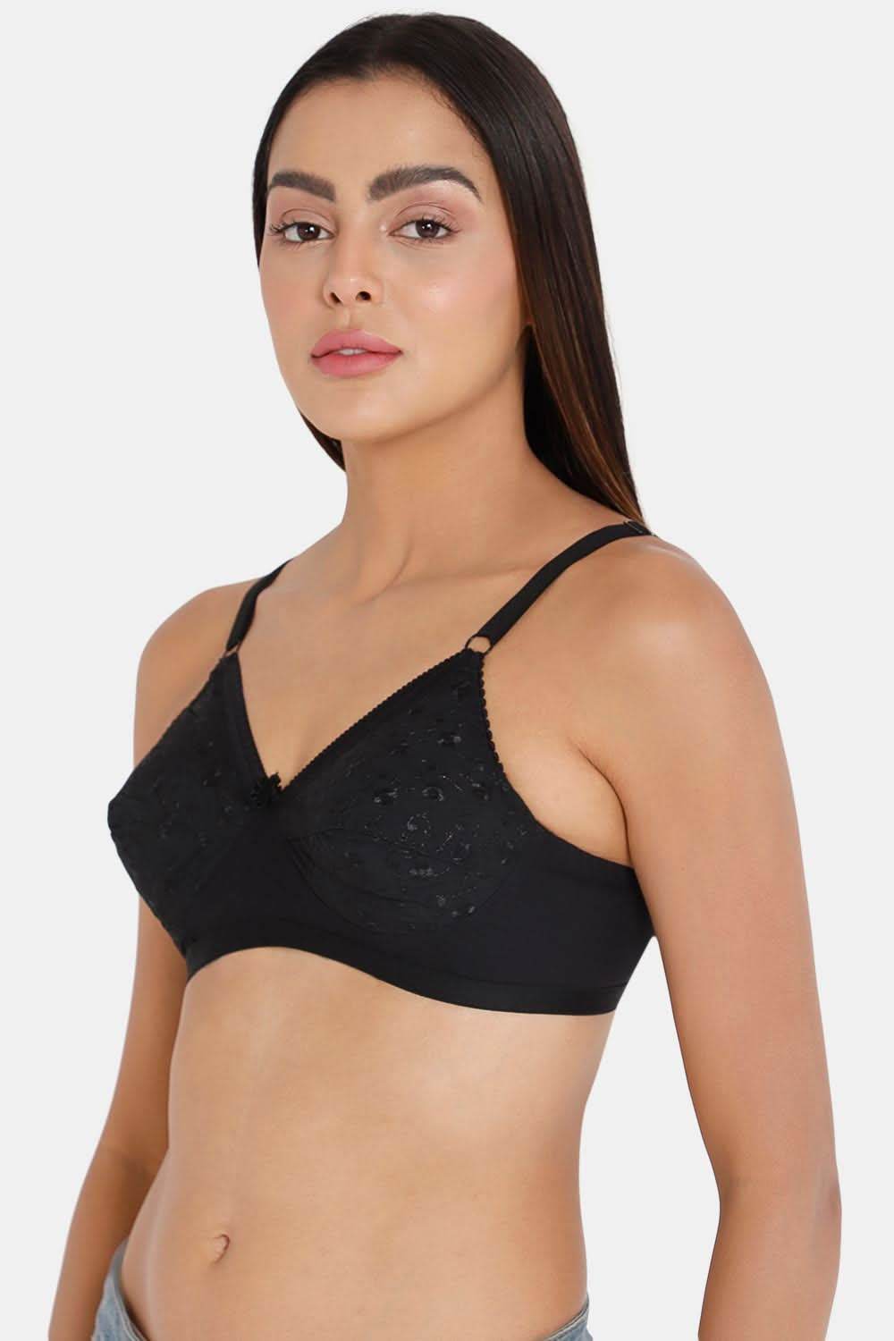 Full Coverage Non-Wired Non-Padded Saree Bra - Naturalle Hakoba Cut and Sew Type for a Comfortable Fit - Naidu Hall Family Store