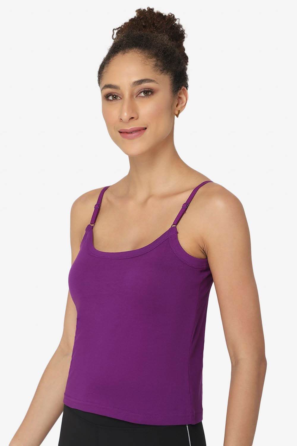 Intimacy Cotton Slip Camisole – IN05 | Wire-Free, Seamless & Adjustable - Naidu Hall Family Store