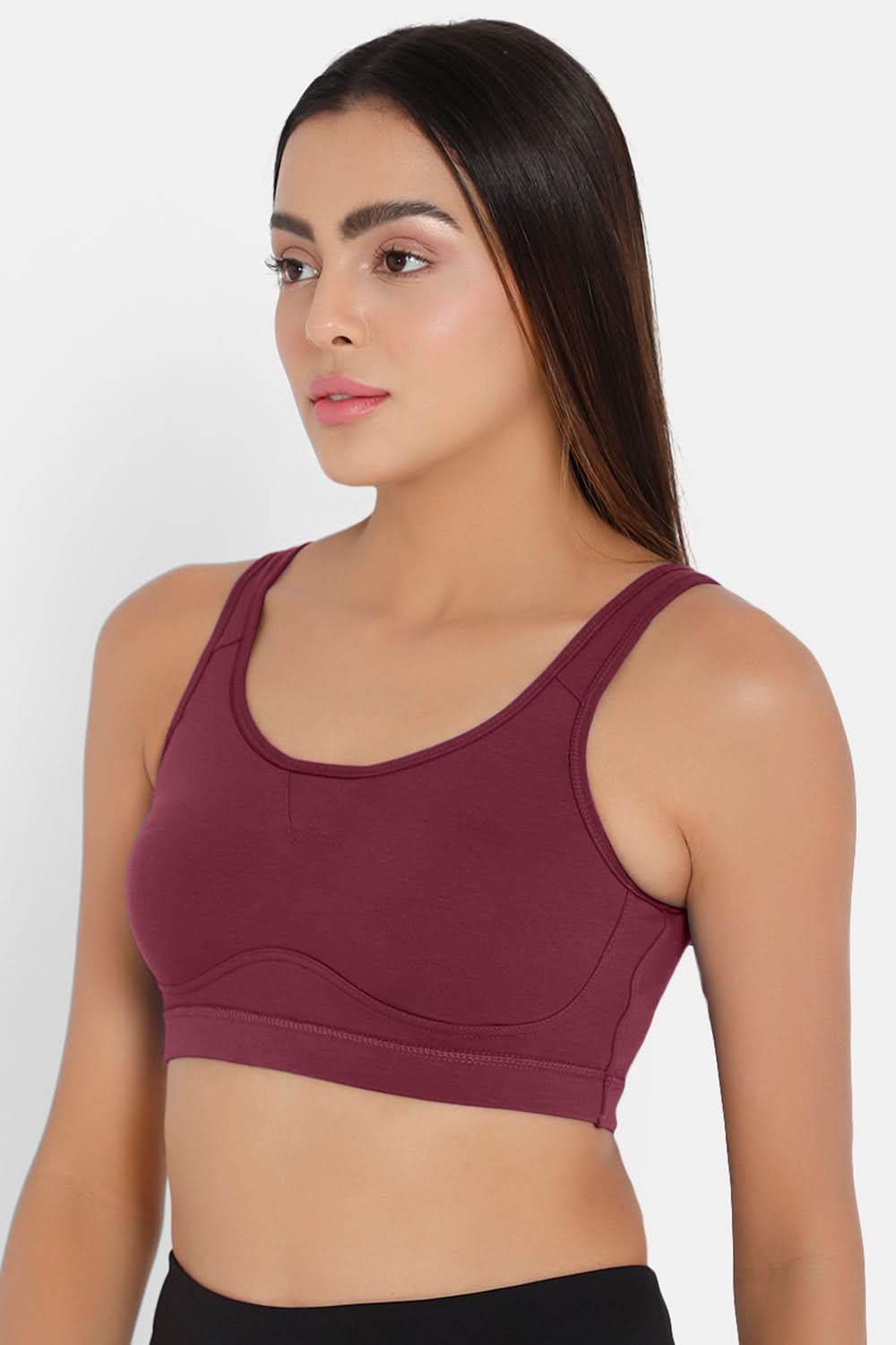 Medium Coverage Non-Padded Non-Wired Intimacy Active Sports Bra - CA15 - Naidu Hall Family Store