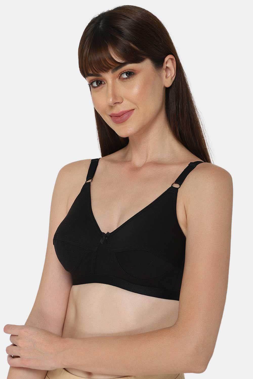 High Coverage Non-Wired Non-Padded Wide & Adjustable Strap Intimacy Saree Bra - INT01 - Prime Shade - Naidu Hall Family Store