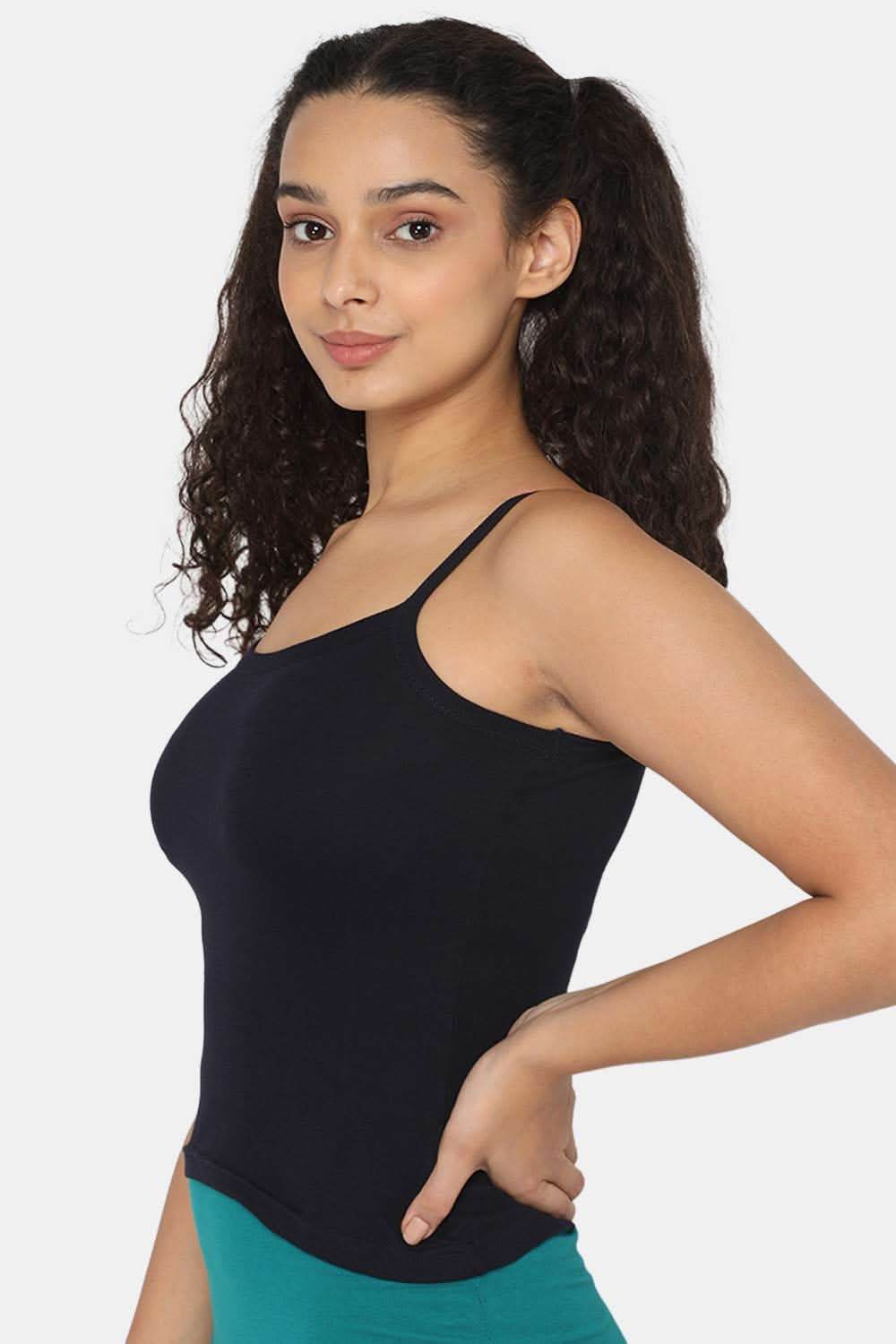 Intimacy Full Coverage 100% Cotton Slip Camisole – IN01 | Non-Padded & Seamless Comfort for Everyday Wear - Naidu Hall Family Store
