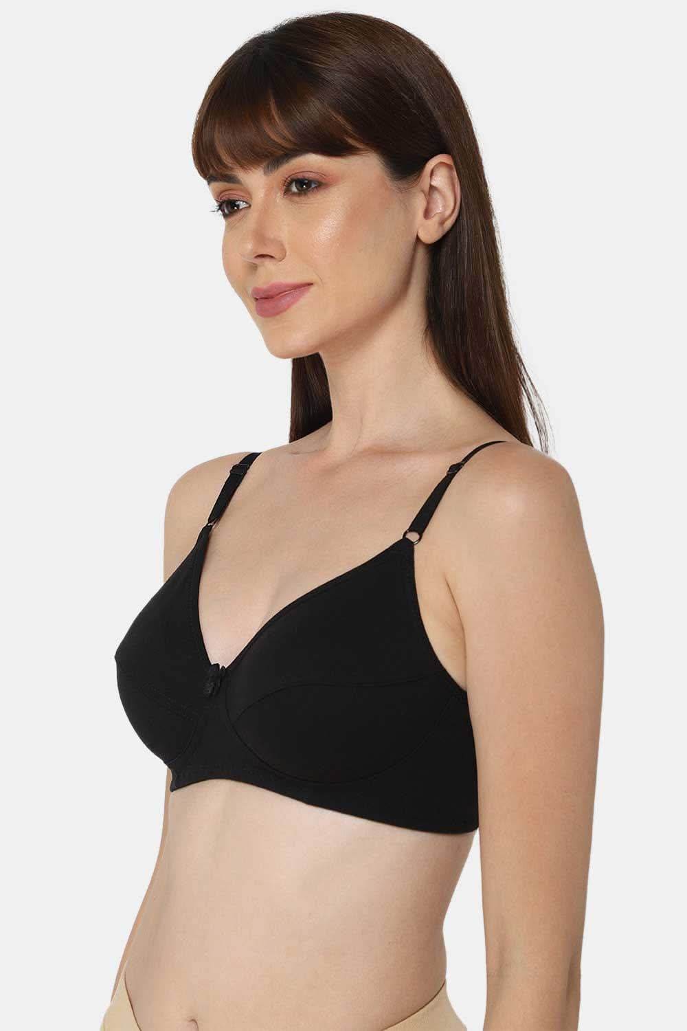 Intimacy Full Coverage Saree Bra - Non-Padded, Wire-Free with Thin Straps, Cotton-Rich Fabric for All-Day Comfort - Naidu Hall Family Store