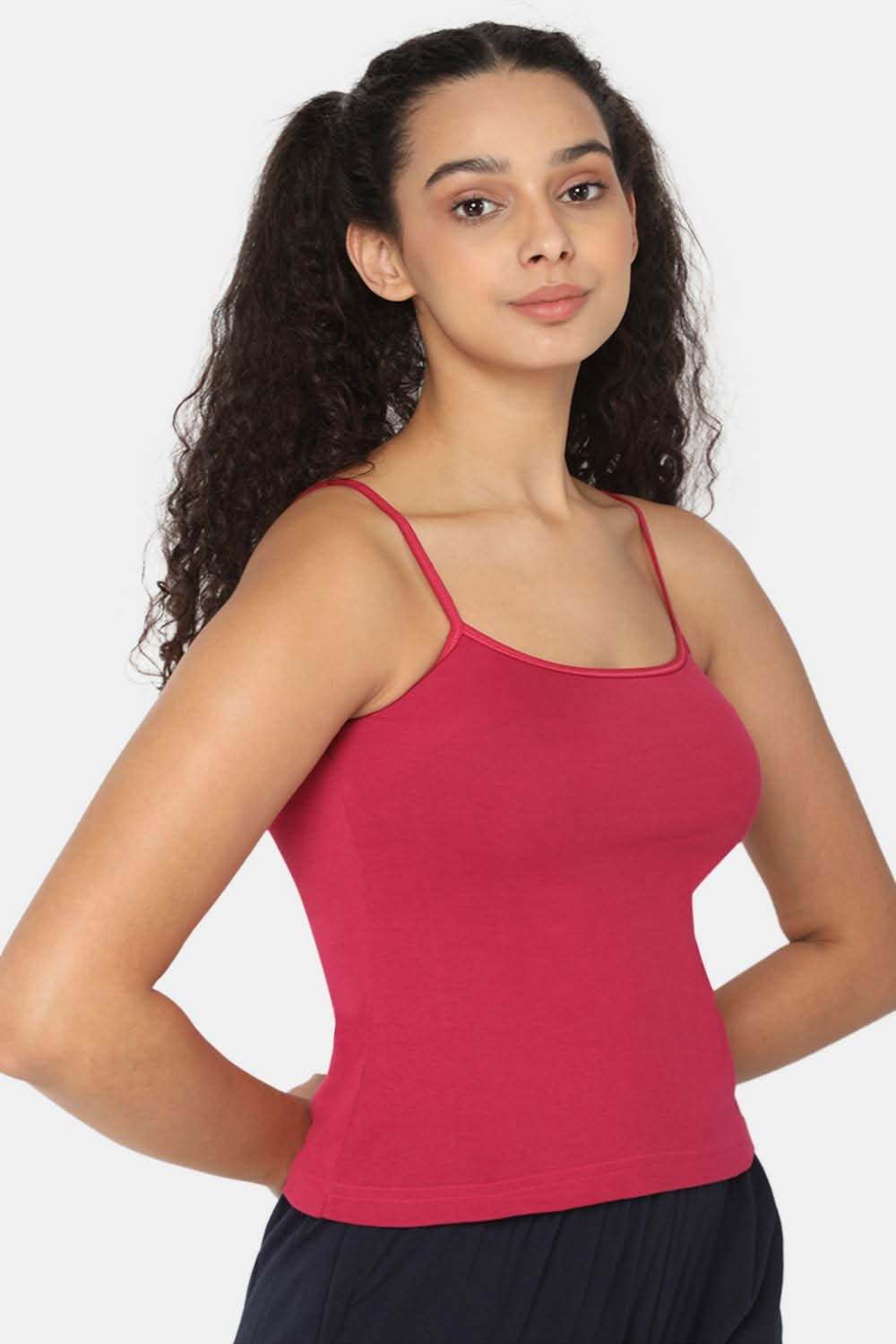 Intimacy Full Coverage Non-Padded Cotton Slip Camisole – IN02 | Wire-Free & Moisture-Wicking Design - Naidu Hall Family Store
