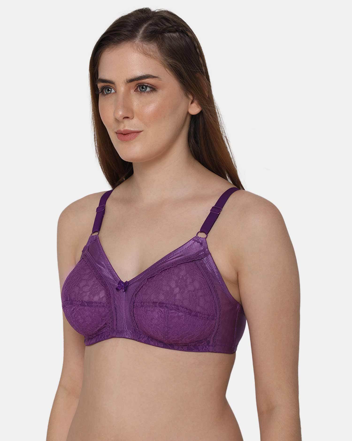 Full Coverage Non-Wired Non-Padded Intimacy Ethnic Bridal Bra - LL05 - Naidu Hall Family Store