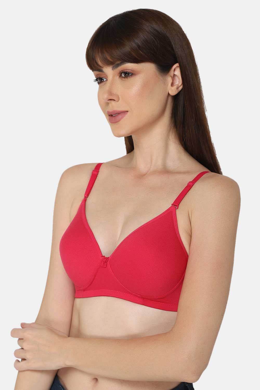 Medium Coverage Non-Wired Thin & Adjustable Intimacy T-Shirt Padded Bra - UC09 - Naidu Hall Family Store