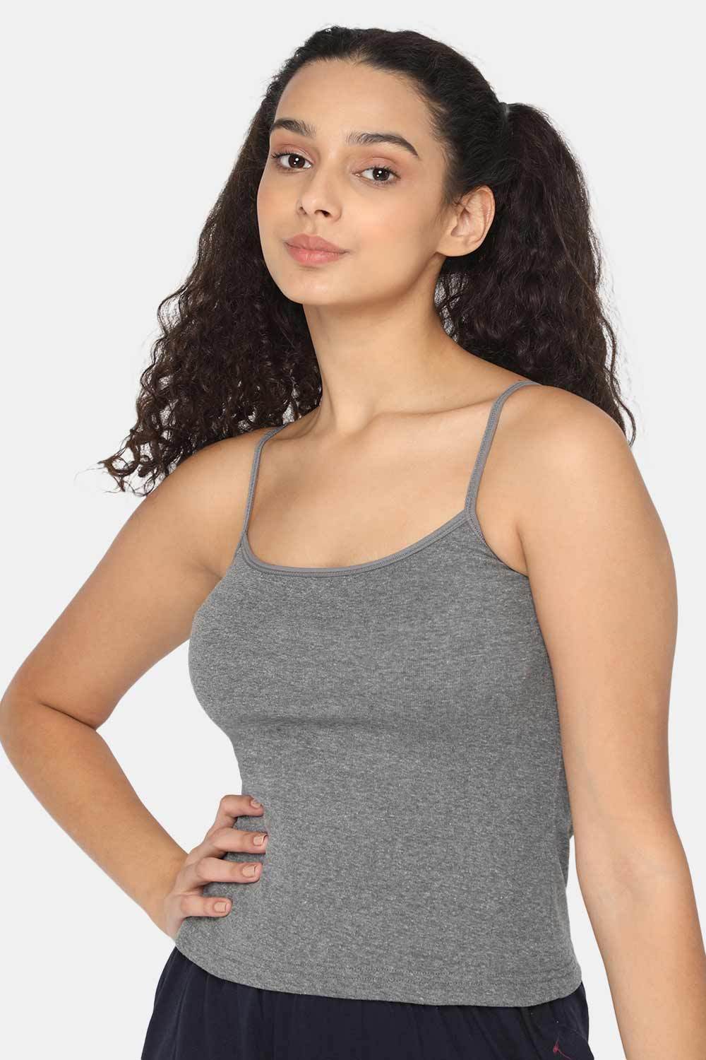 Intimacy Full Coverage Non-Padded Cotton Slip Camisole – IN02 | Wire-Free & Moisture-Wicking Design - Naidu Hall Family Store