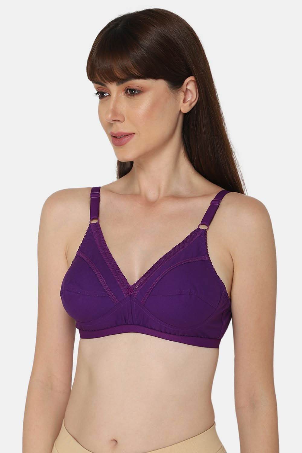Medium Coverage Non-Padded Non-Wired Naidu Hall Saree Bra - Naturalle - Other Colors - Naidu Hall Family Store