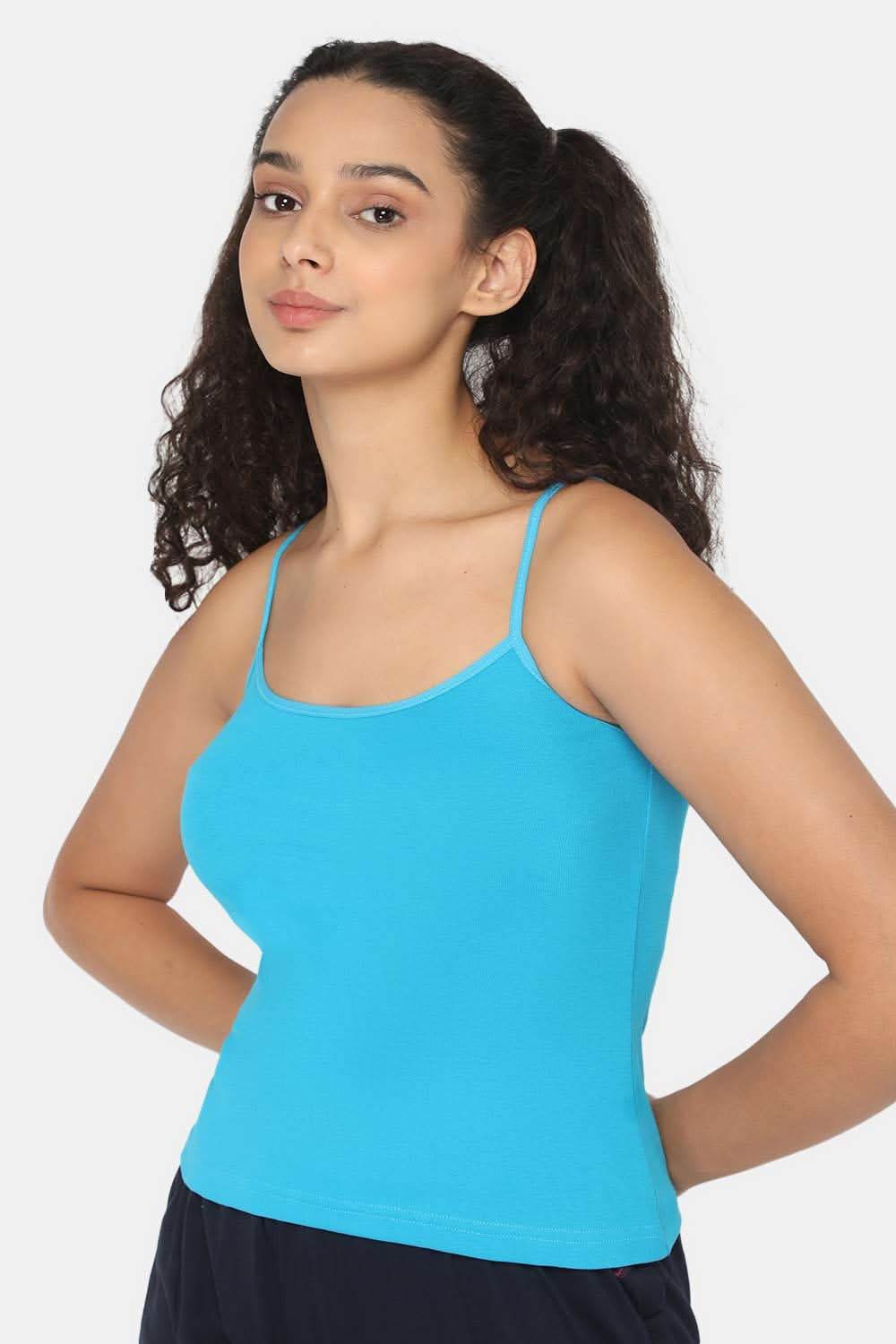 Intimacy Full Coverage Non-Padded Cotton Slip Camisole – IN02 | Wire-Free & Moisture-Wicking Design - Naidu Hall Family Store