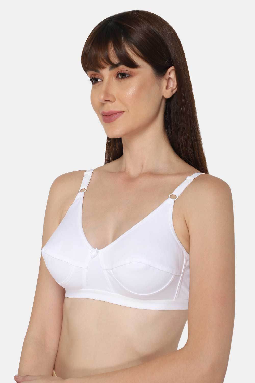 High Coverage Non-Wired Non-Padded Wide & Adjustable Strap Intimacy Saree Bra - INT01 - Prime Shade - Naidu Hall Family Store