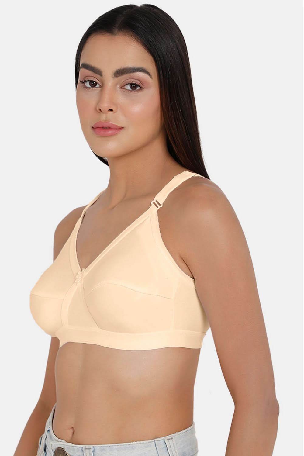 Full Coverage Non-Wired Non-Padded Intimacy Kriss-Kross Everyday Bra - Prime Shades - Naidu Hall Family Store