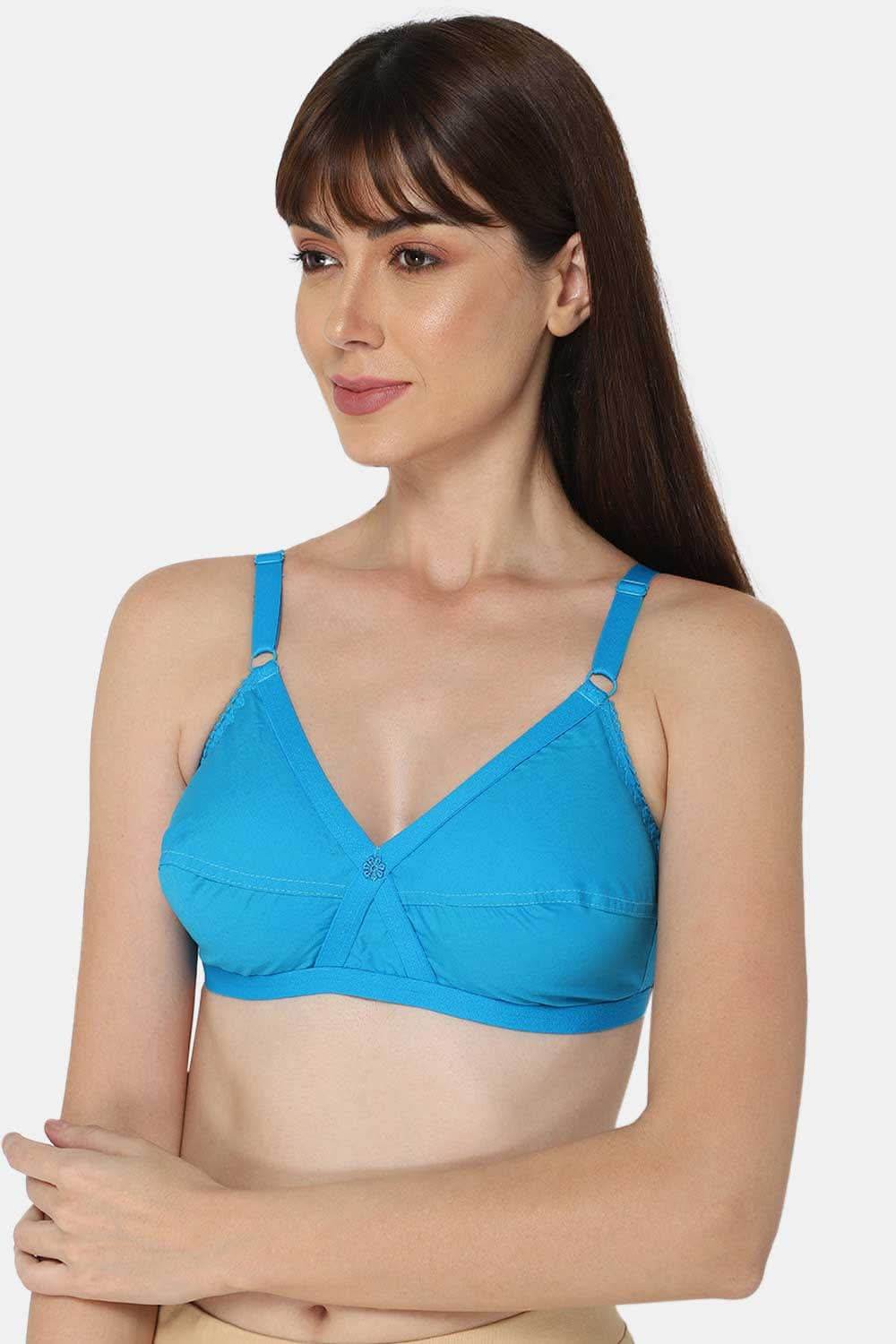 Full Coverage Non-Padded Heritage Collection Everyday Saree Bra - Cross - Dark Shades - Naidu Hall Family Store