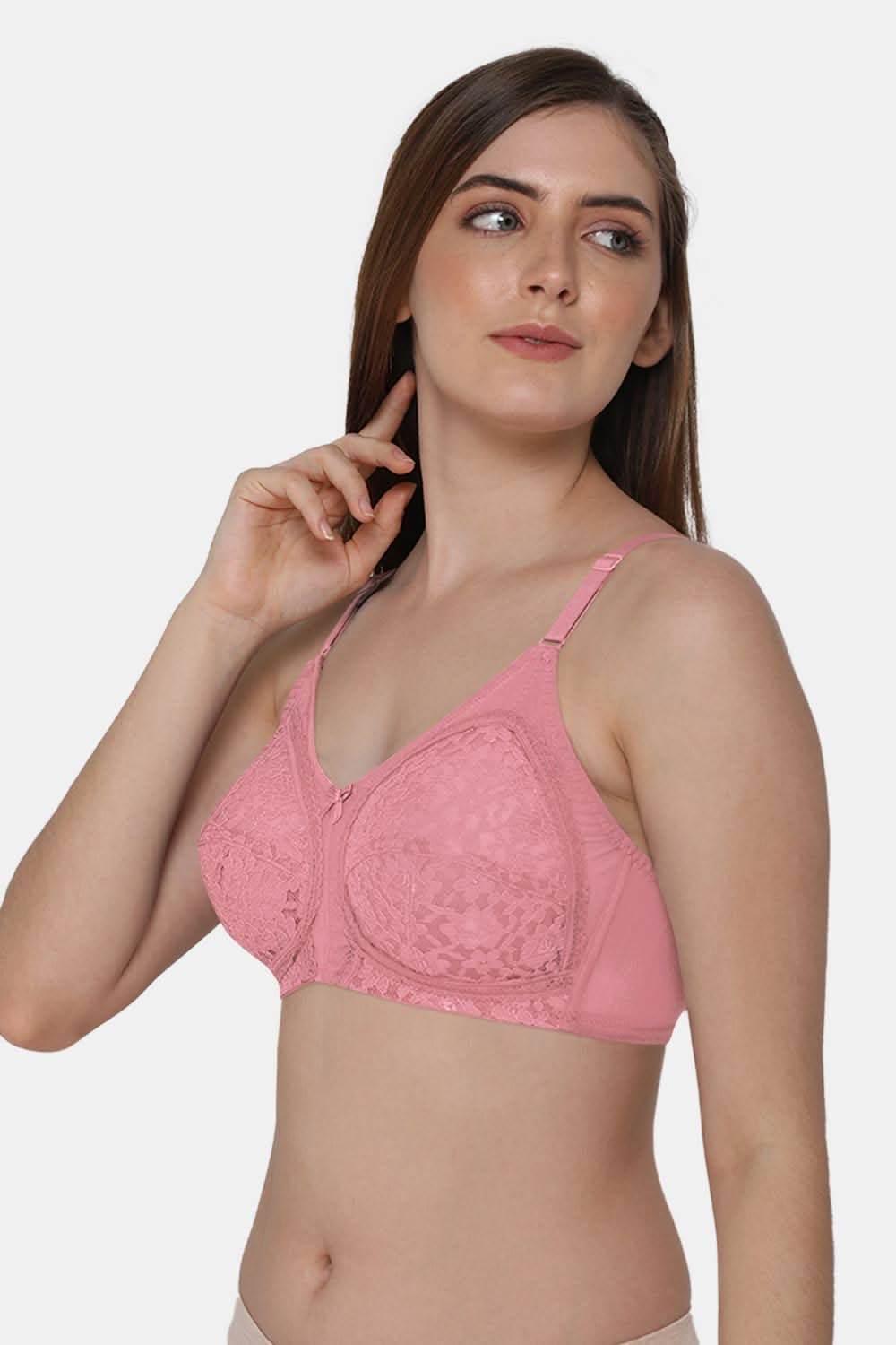 Full Coverage Non-Wired Non-Padded Intimacy Ethnic Bridal Bra - LL06 - Naidu Hall Family Store