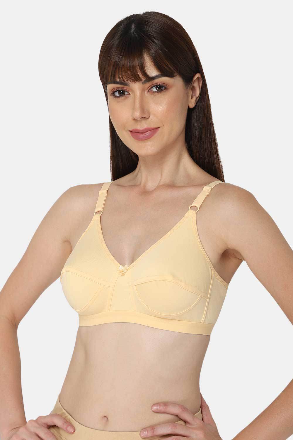 High Coverage Non-Wired Non-Padded Wide & Adjustable Strap Intimacy Saree Bra - INT01 - Prime Shade - Naidu Hall Family Store
