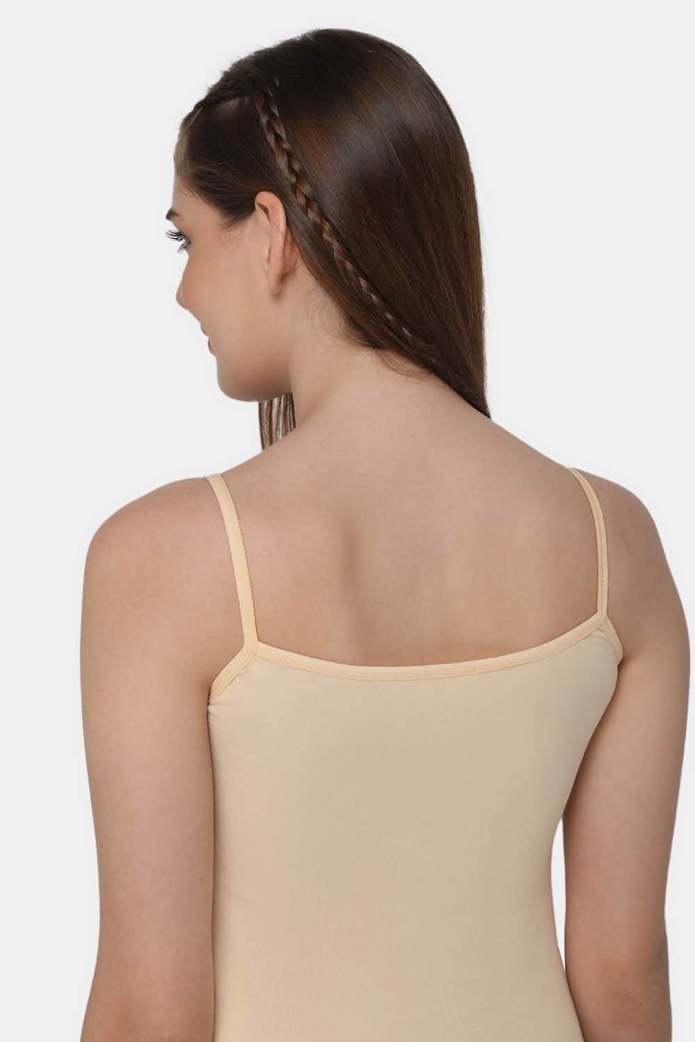 Intimacy Full Coverage Non-Padded Cotton Slip Camisole – IN02 | Wire-Free & Moisture-Wicking Design - Naidu Hall Family Store