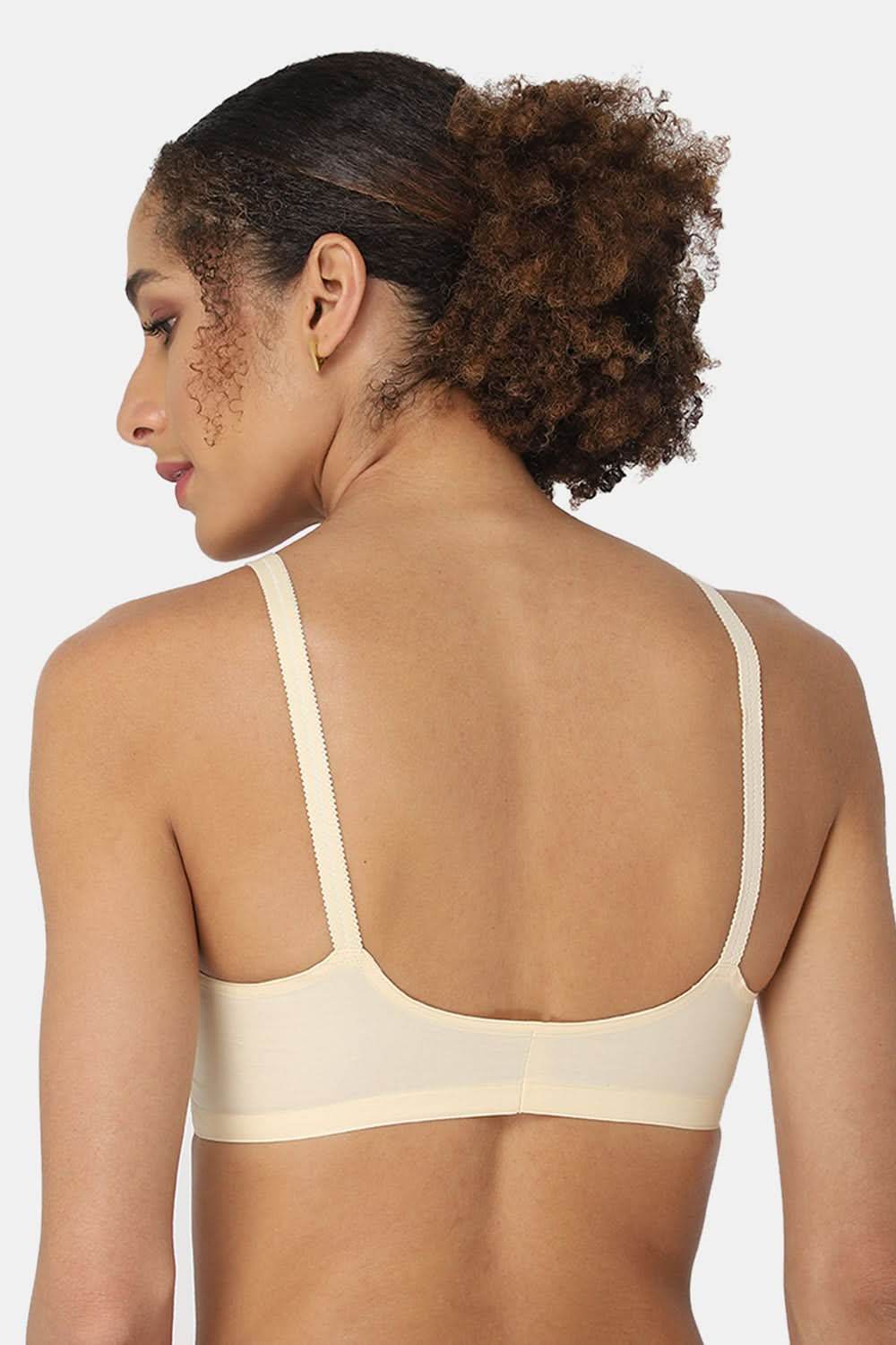 Full Coverage Non-Padded Naidu Hall Front Open Saree Bra With Thin Adjustable Straps - E-SF - Naidu Hall Family Store