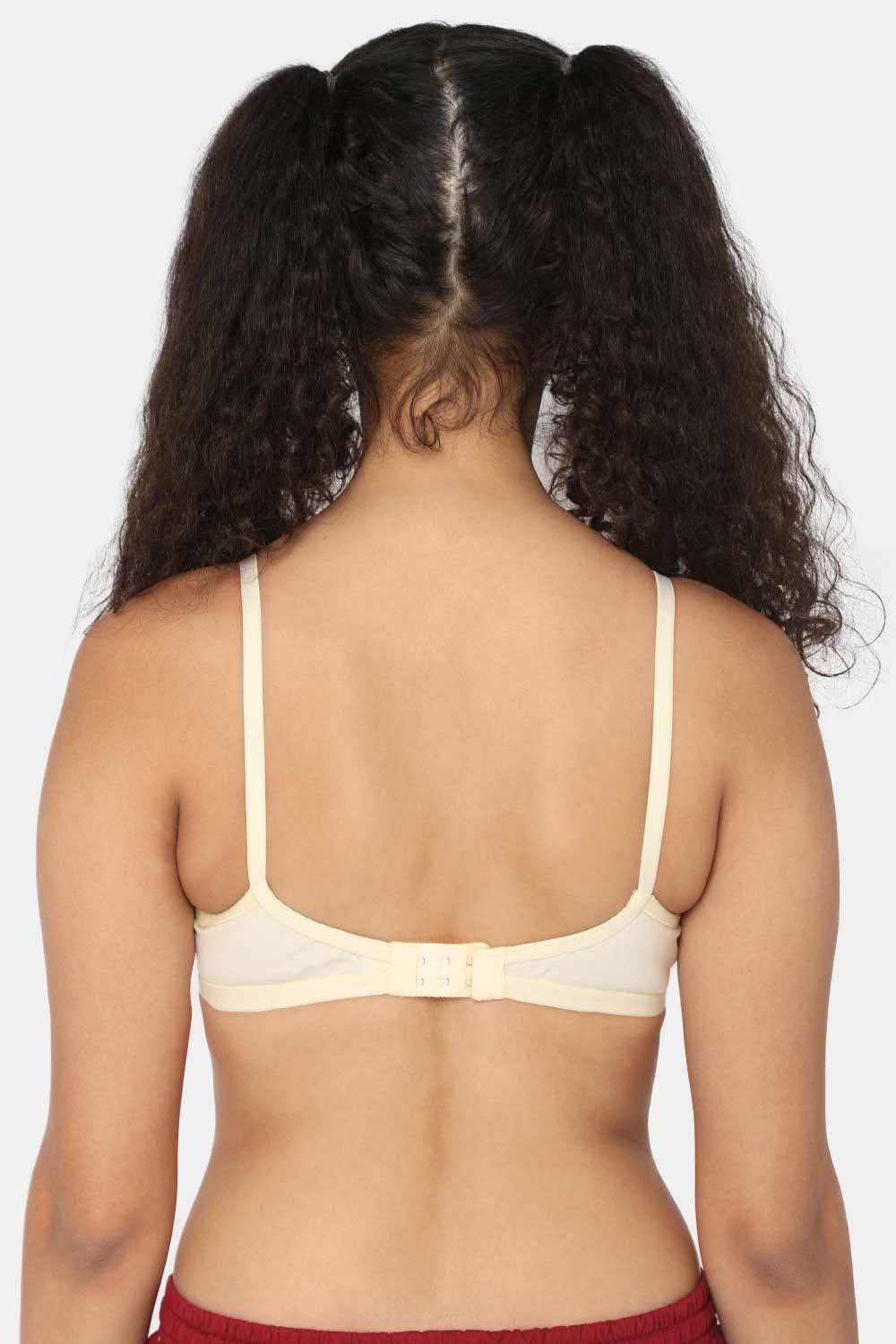 Naidu Hall Cotton Saree Bra with Decorative Neckline and Sweat-Absorbent Technology - Naidu Hall Family Store