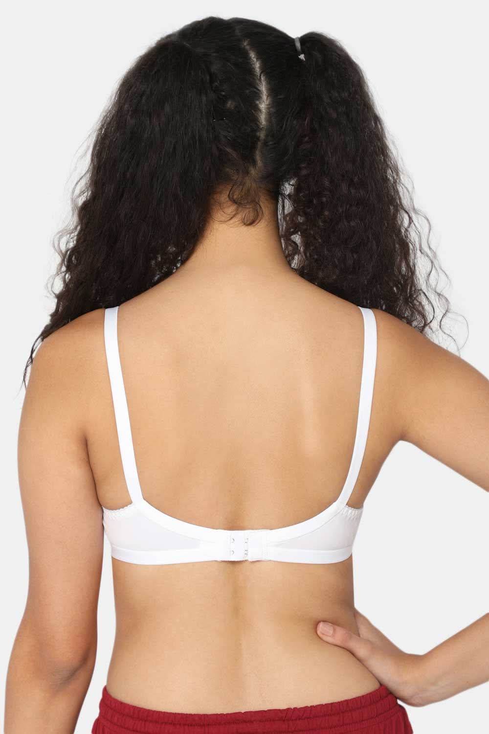Naidu Hall Medium Coverage Non-Padded Broad & Adjustable Straps Cotton Saree Bra - Lovable - Prime Shade - Naidu Hall Family Store