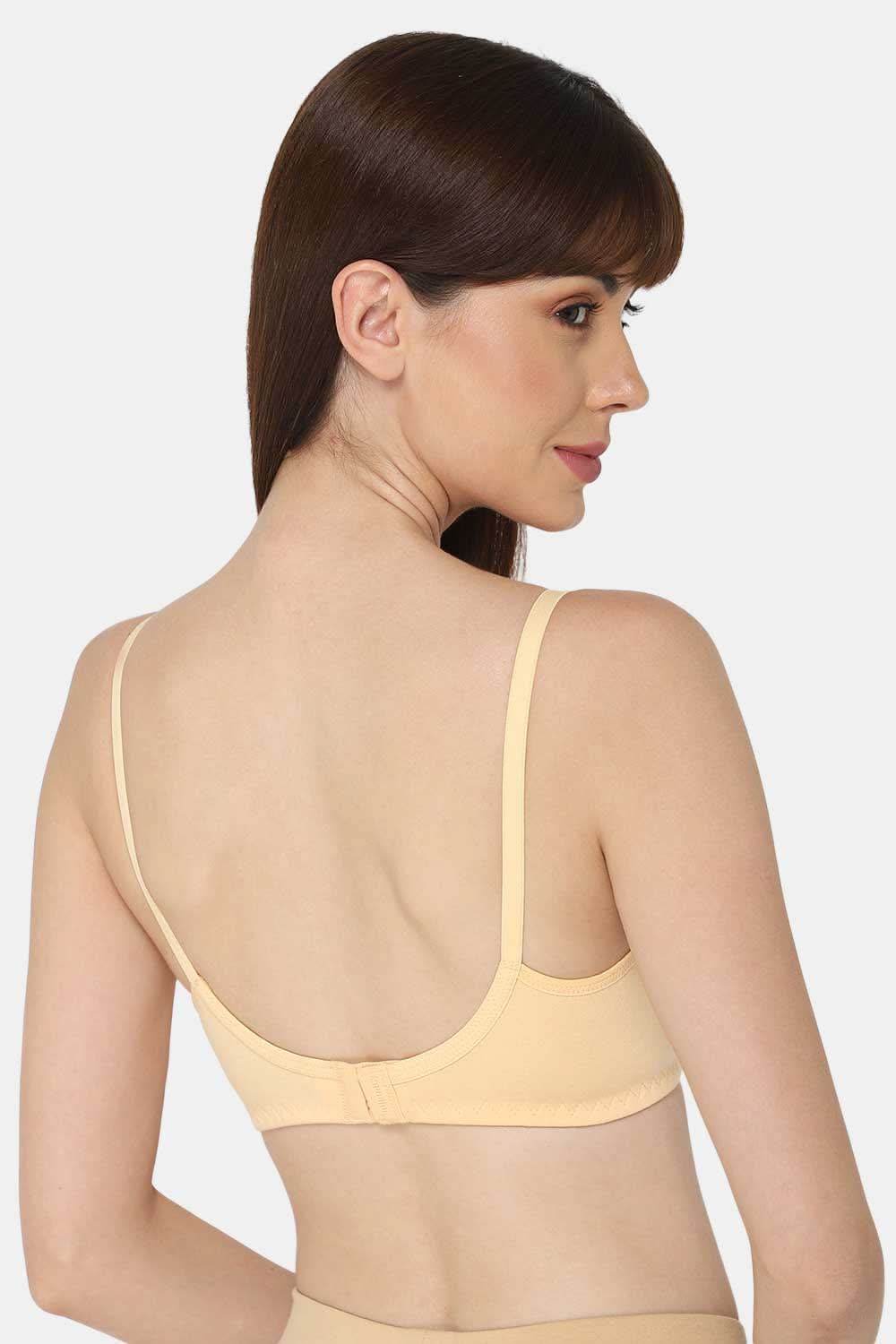 Intimacy Full Coverage Saree Bra - Non-Padded, Wire-Free with Thin Straps, Cotton-Rich Fabric for All-Day Comfort - Naidu Hall Family Store