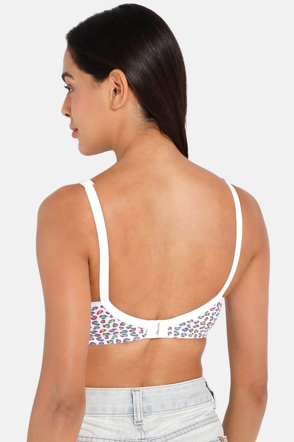 High Coverage Non-Padded Non-Wired Intimacy T-Shirt Saree Bra - ES02 - Prints - Naidu Hall Family Store