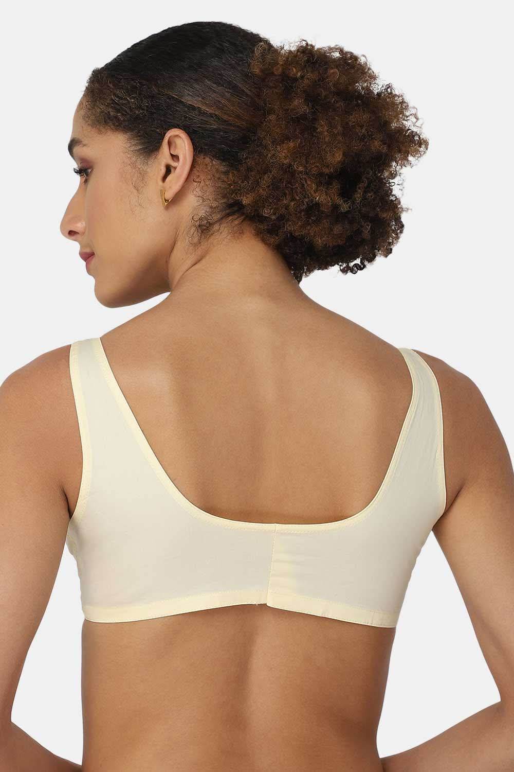 High Coverage Non-Wired Non-Padded Broad Strap Front Open Saree Bra - NHPB - Naidu Hall Family Store