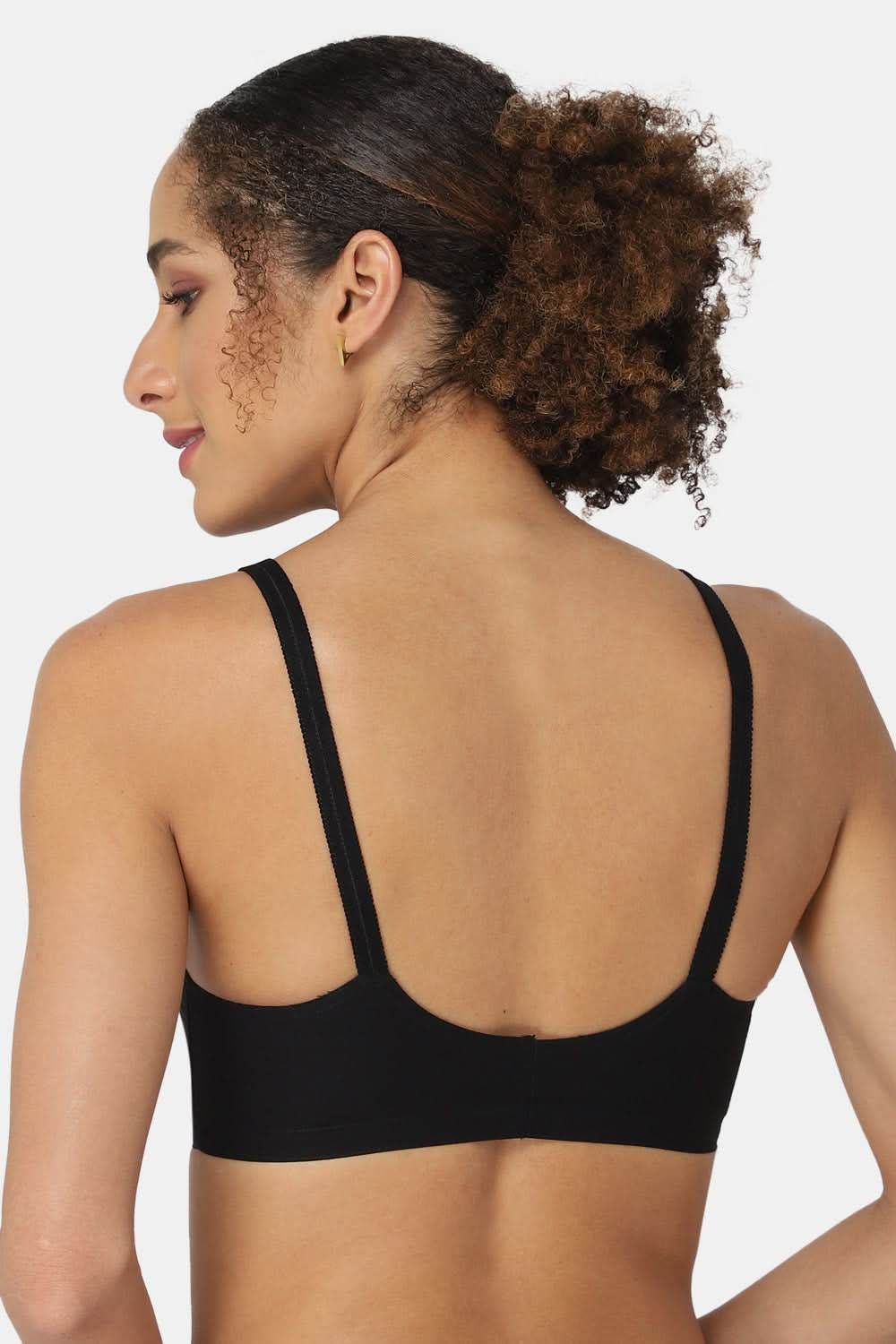 Full Coverage Non-Padded Naidu Hall Front Open Saree Bra With Thin Adjustable Straps - E-SF - Naidu Hall Family Store