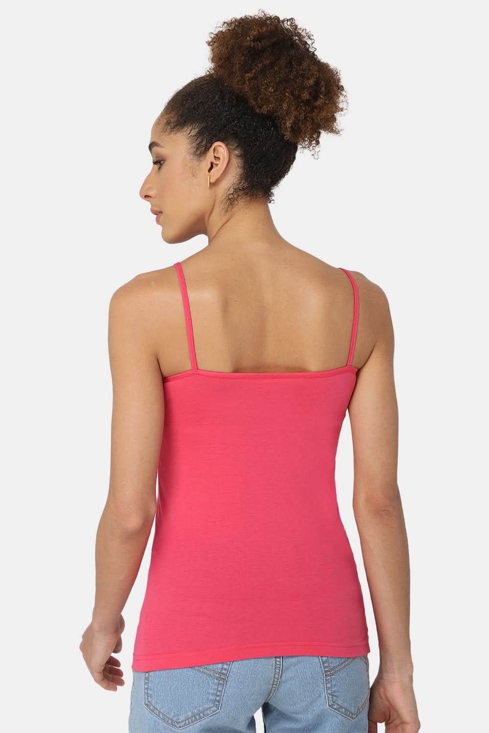 Intimacy Full Coverage Cotton Slip Camisole – IN08 | Non-Padded & Wire-Free Comfort Design - Naidu Hall Family Store