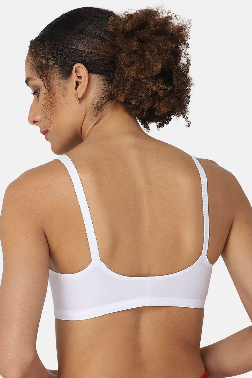 Full Coverage Non-Padded Naidu Hall Front Open Saree Bra With Thin Adjustable Straps - E-SF - Naidu Hall Family Store