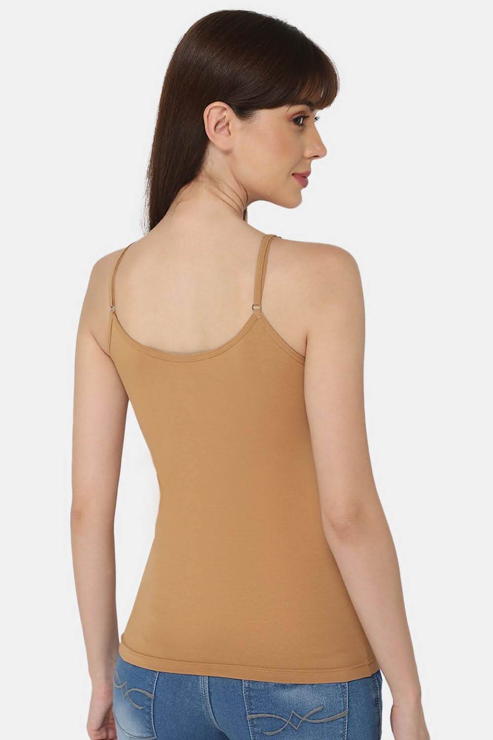 Intimacy Full Coverage Cotton Slip Camisole – CL04 | Non-Padded, Non-Wired & Seamless - Naidu Hall Family Store