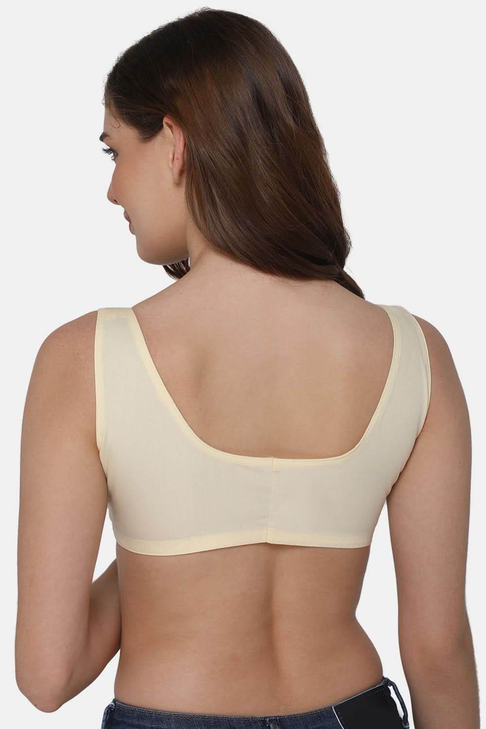 Naidu Hall High Coverage Non-Wired Non-Padded Front Open Cotton Saree Bra - NRPB - Naidu Hall Family Store
