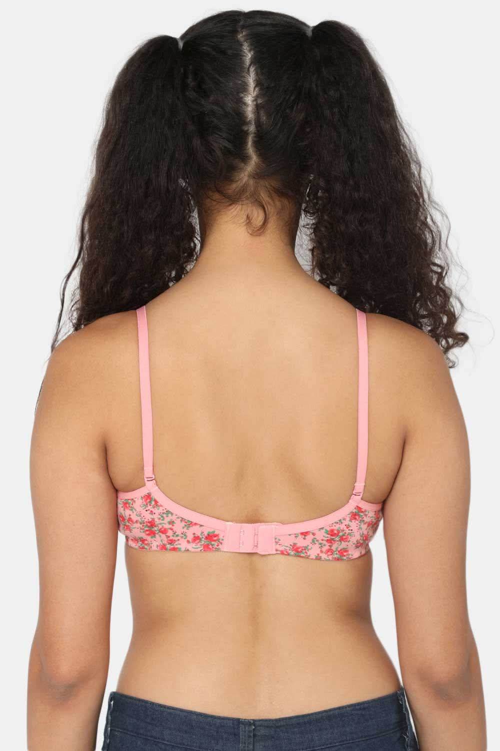 Intimacy Printed T-Shirt Bra with Medium Coverage Non-Wired Non-Padded - ES06 - Naidu Hall Family Store