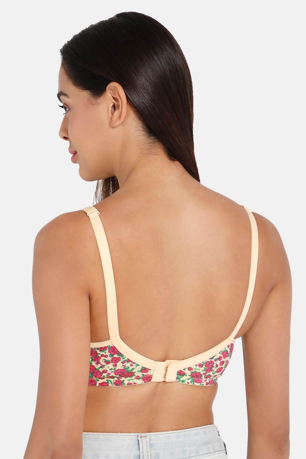 High Coverage Non-Padded Non-Wired Intimacy T-Shirt Saree Bra - ES02 - Prints - Naidu Hall Family Store