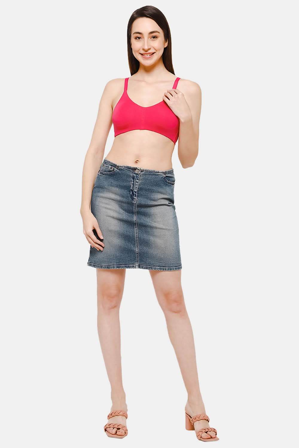 High Coverage Non-Wired Non-Padded Intimacy T-Shirt Bra - DEF S - Naidu Hall Family Store