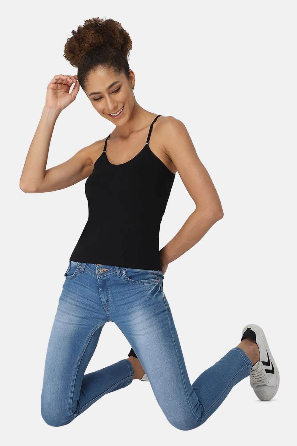 Intimacy Full Coverage Cotton Slip Camisole – IN15 | Non-Wired, Non-Padded & Ultra-Comfortable - Naidu Hall Family Store