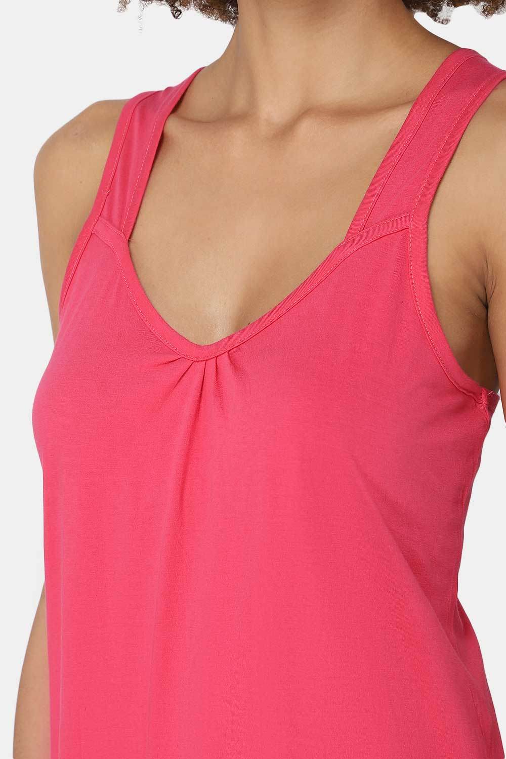 Intimacy Sleeveless Full-Length Night Slip | Ultra-Soft Cotton Comfort for All Seasons - Naidu Hall Family Store