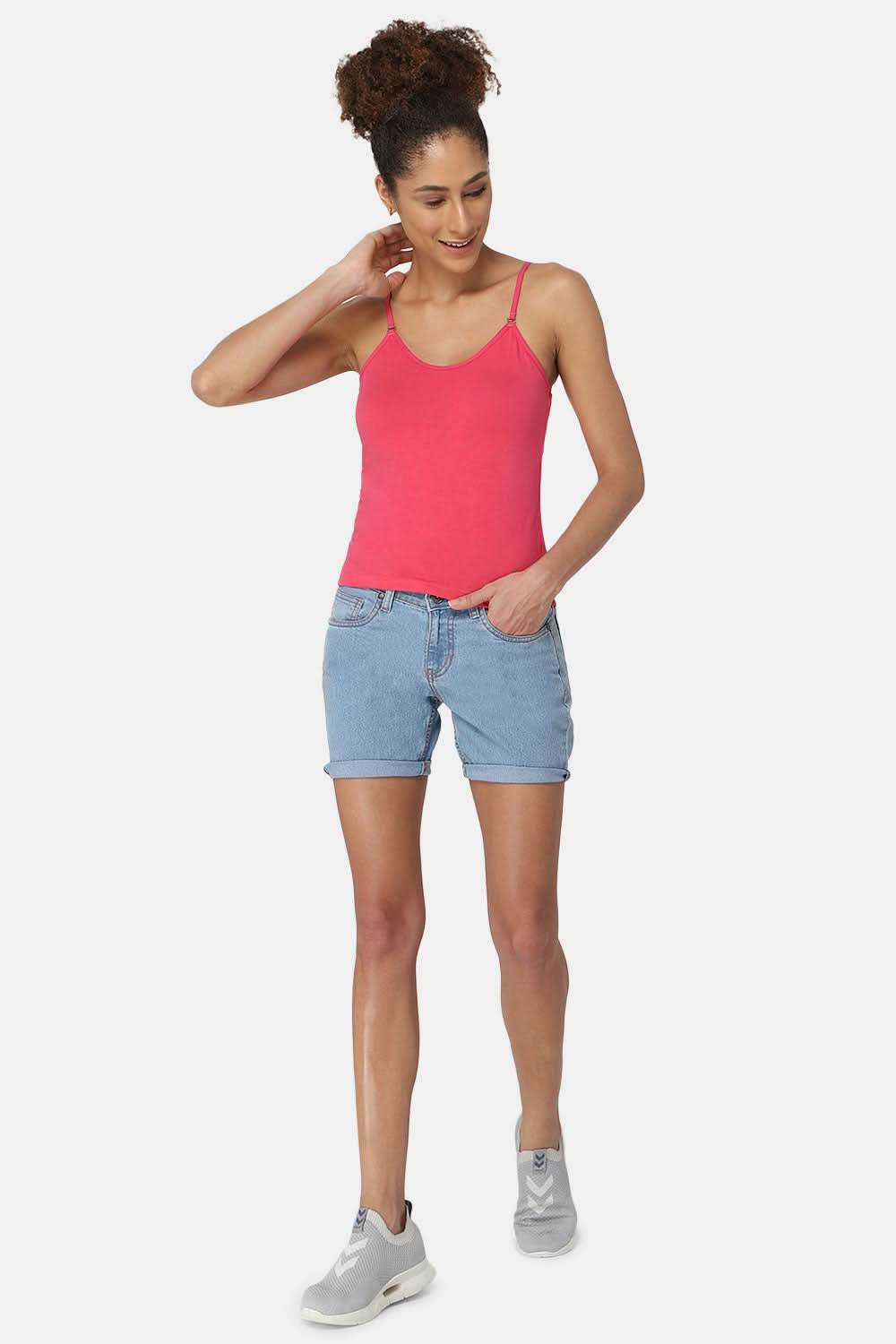 Intimacy Full Coverage Cotton Slip Camisole – IN15 | Non-Wired, Non-Padded & Ultra-Comfortable - Naidu Hall Family Store