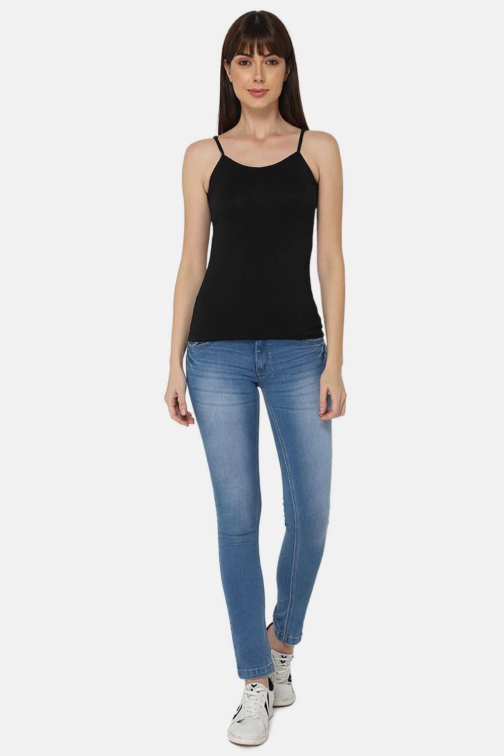 Intimacy Full Coverage Cotton Slip Camisole – CL04 | Non-Padded, Non-Wired & Seamless - Naidu Hall Family Store