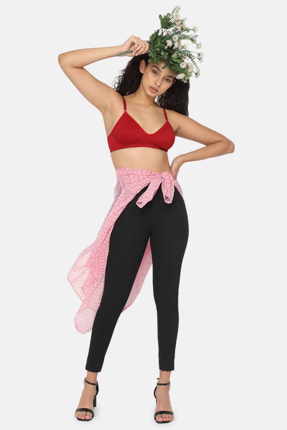 Naidu Hall Medium Coverage Non-Padded Non-Wired Everyday Saree Bra - Glori - Naidu Hall Family Store