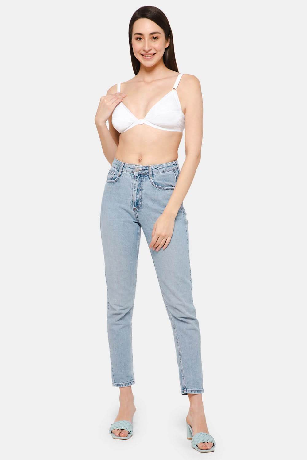 Naidu Hall Non-Padded Non-Wired Front Open Saree Bra - EFRT - Naidu Hall Family Store