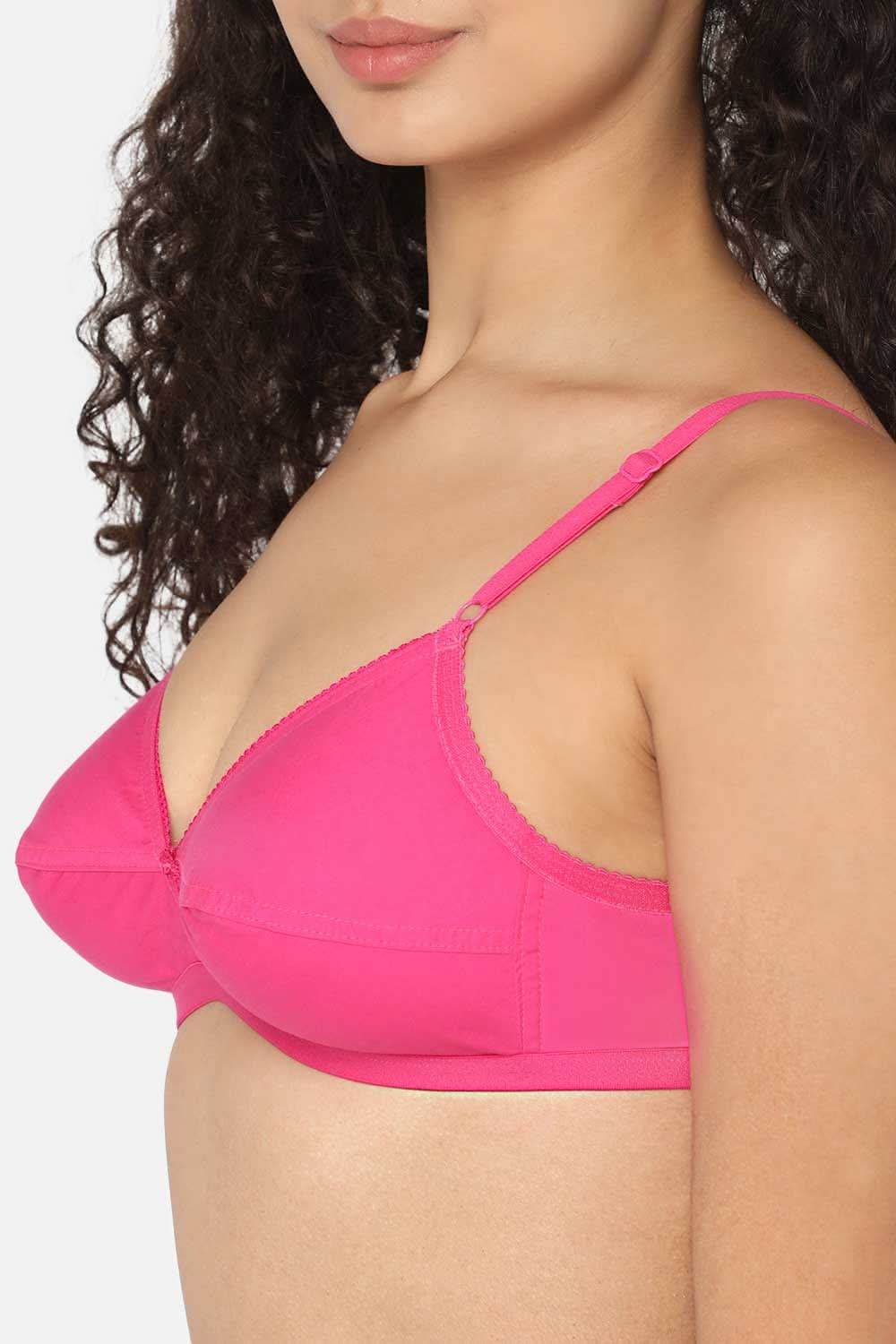 Naidu Hall Cotton Saree Bra with Decorative Neckline and Sweat-Absorbent Technology - Naidu Hall Family Store