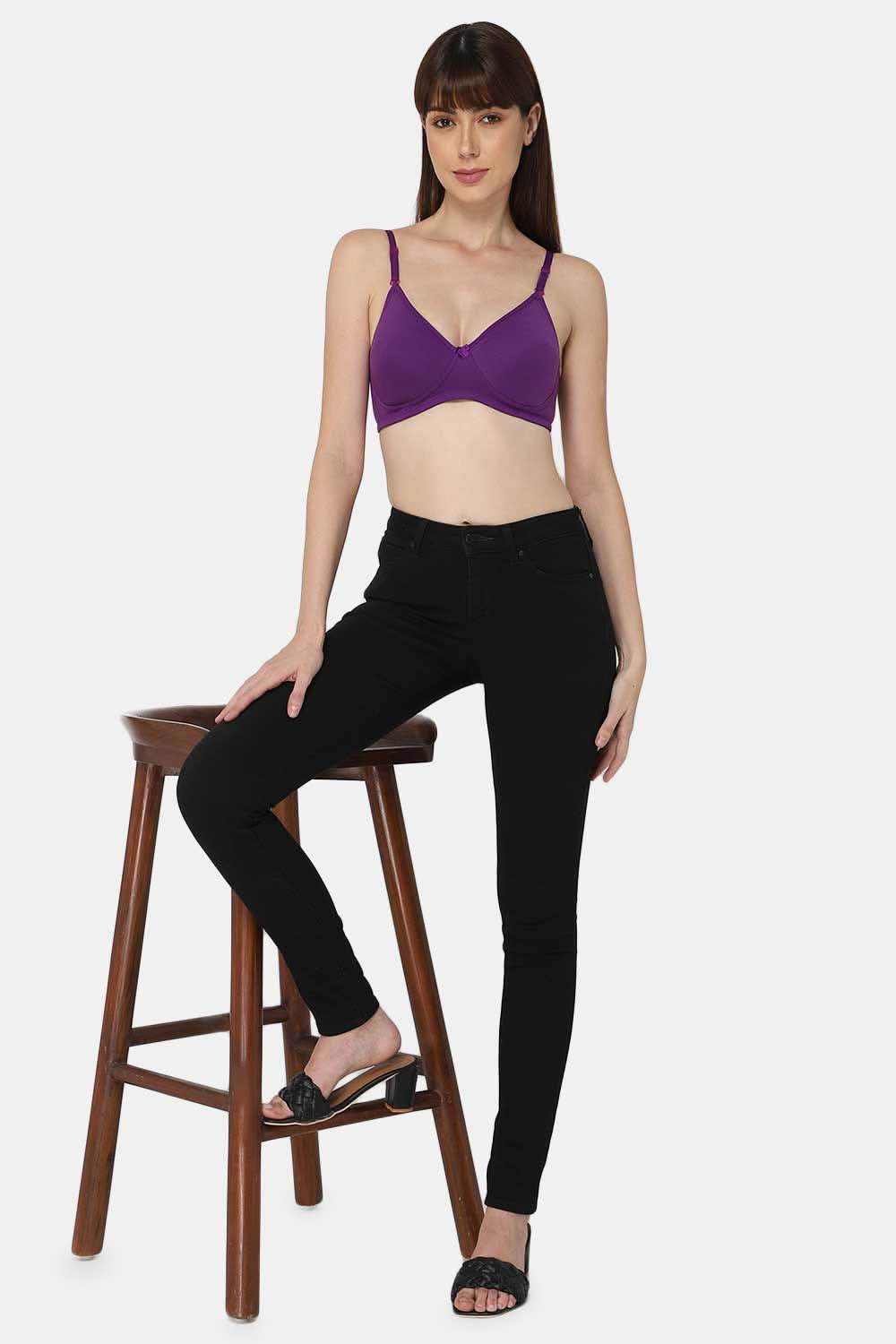 Medium Coverage Intimacy Non-Wired Padded T-Shirt Bra with Inner Seam – EC06 - Naidu Hall Family Store