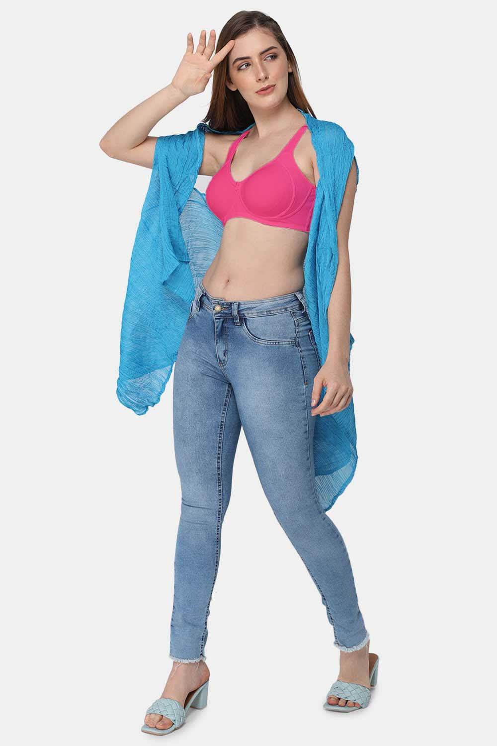 High Coverage Non-Wired Non-Padded Intimacy T-Shirt Bra Other Shades- DEFM - Naidu Hall Family Store