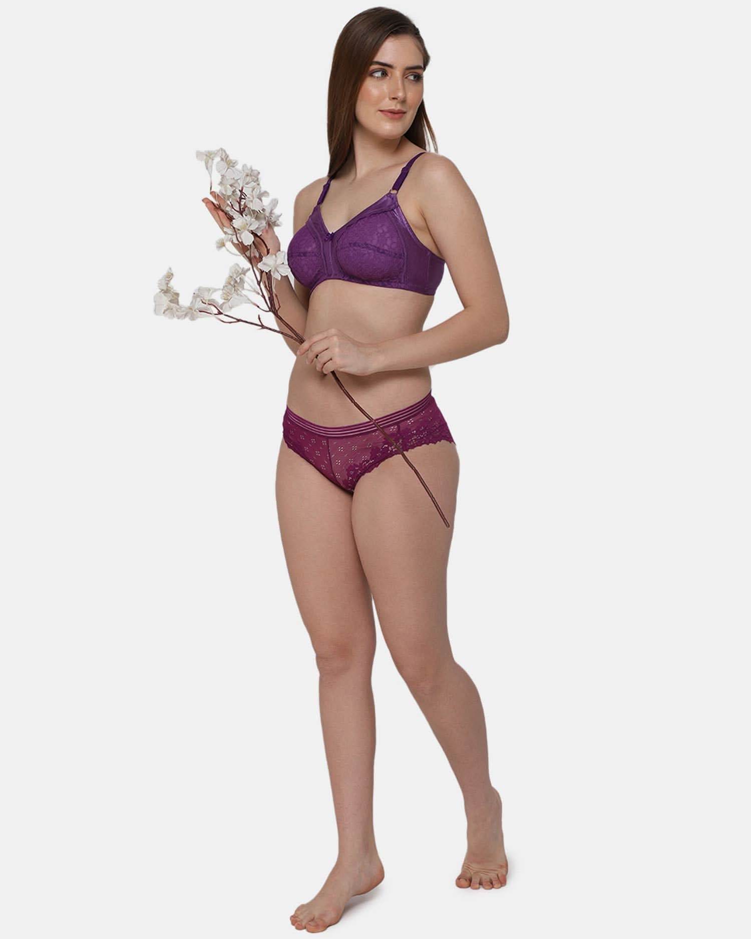 Full Coverage Non-Wired Non-Padded Intimacy Ethnic Bridal Bra - LL05 - Naidu Hall Family Store