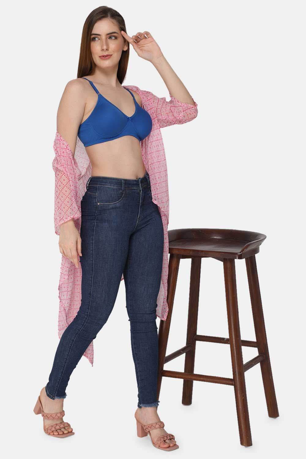 Medium Coverage Non-Wired Non-Padded Intimacy Saree Bra - INT29 - Naidu Hall Family Store