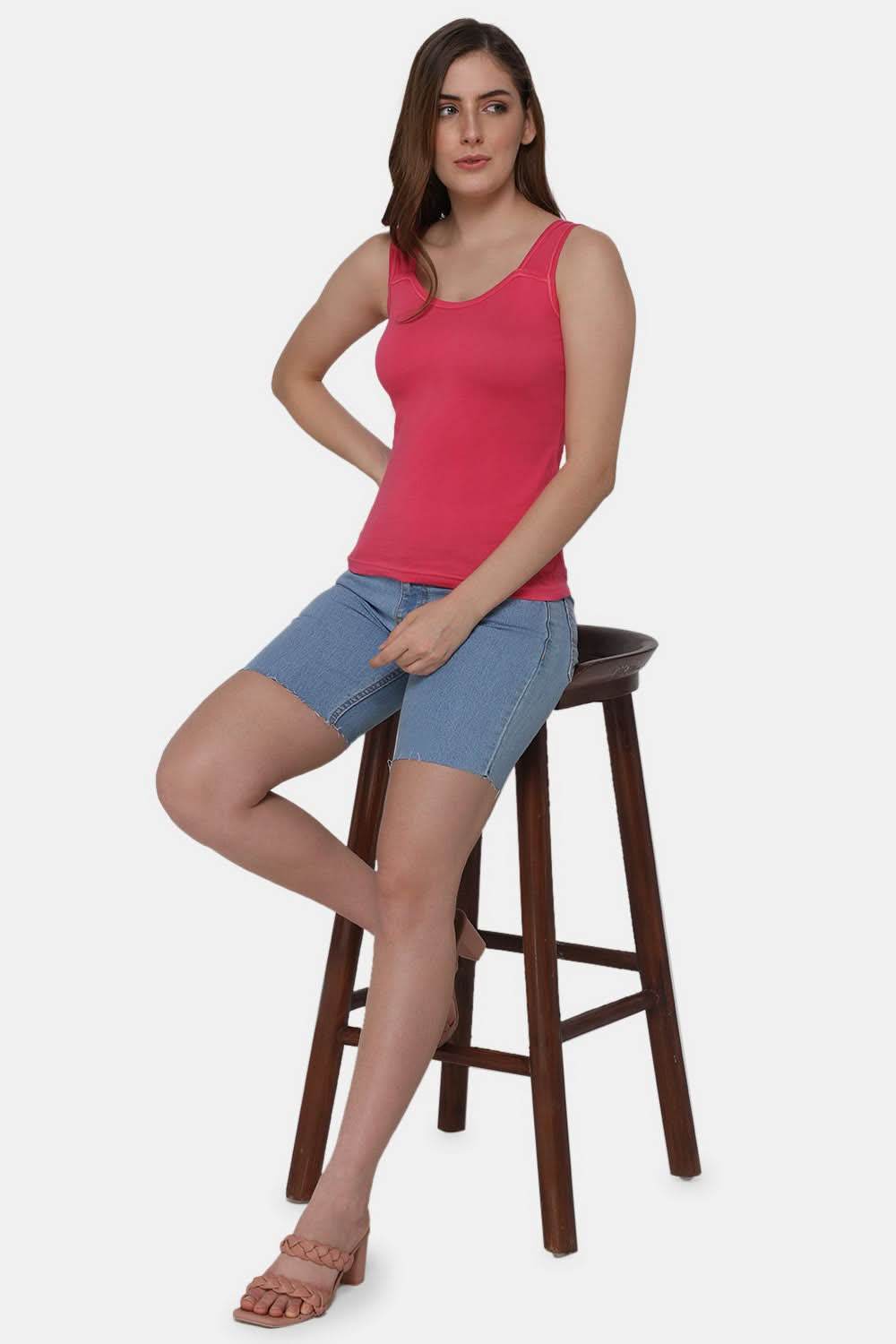 Full Coverage Sweat Absorbent Intimacy Cotton Tanktop - IN07 - Naidu Hall Family Store