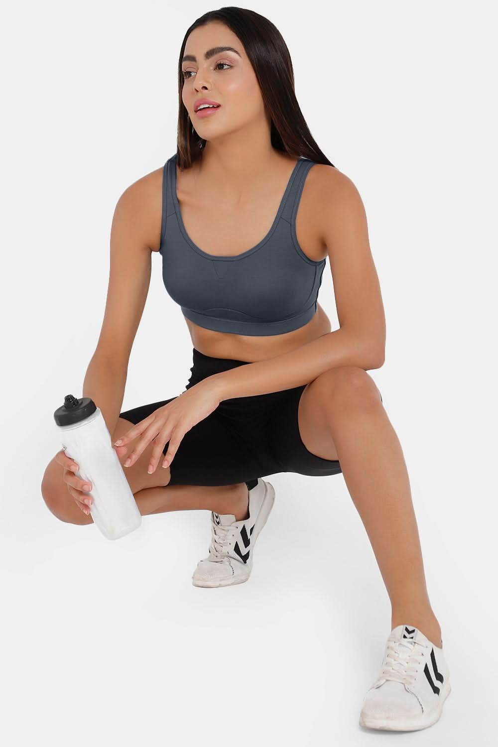 Medium Coverage Non-Padded Non-Wired Intimacy Active Sports Bra - CA15 - Naidu Hall Family Store