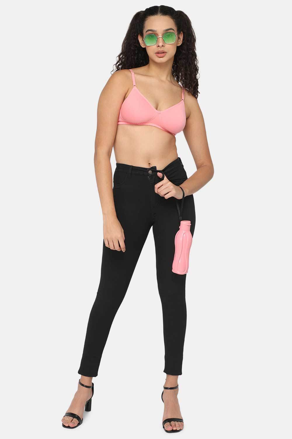 Naidu Hall Medium Coverage Non-Padded T-Shirt Bra - Candi - Naidu Hall Family Store