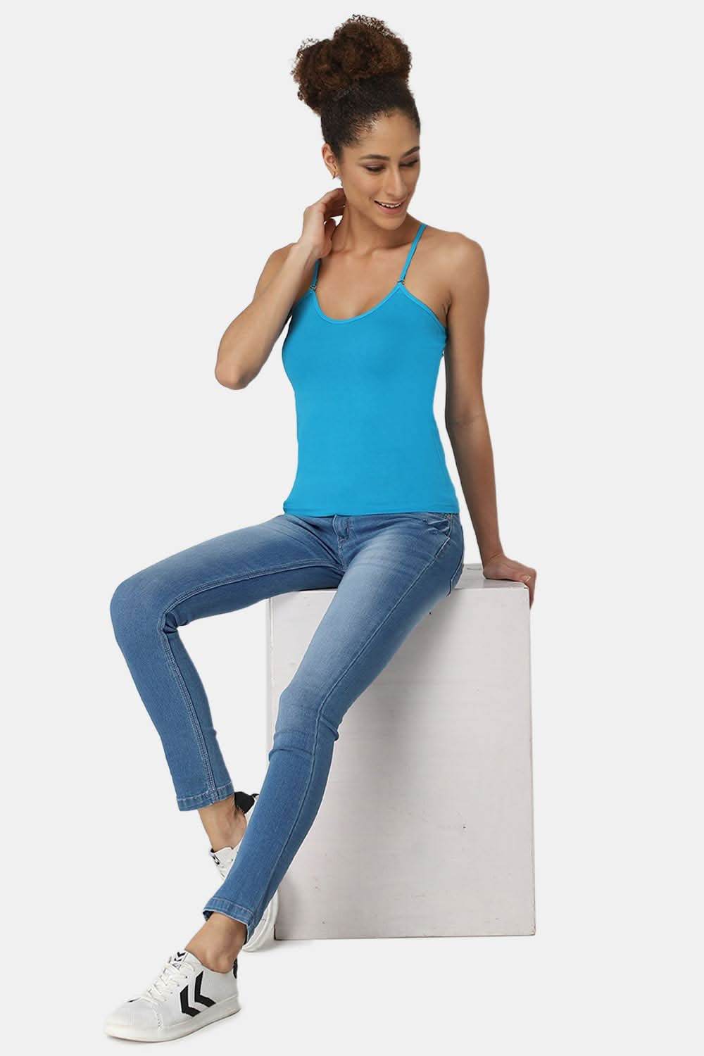 Intimacy Full Coverage Cotton Slip Camisole – IN15 | Non-Wired, Non-Padded & Ultra-Comfortable - Naidu Hall Family Store